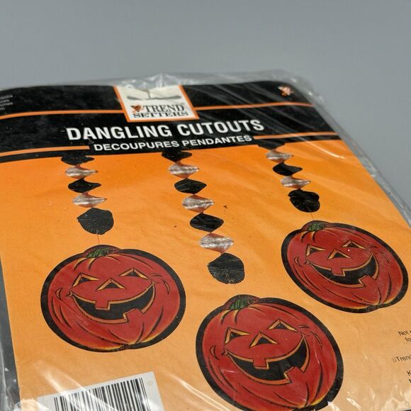 Vintage Dangling Cutouts Halloween Home Decor Party Decorations Jack O Lantern - Picture 1 of 5